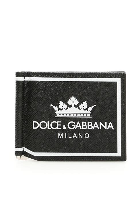 dolce gabbana money clip wallet|Crocodile skin bifold wallet with money clip .